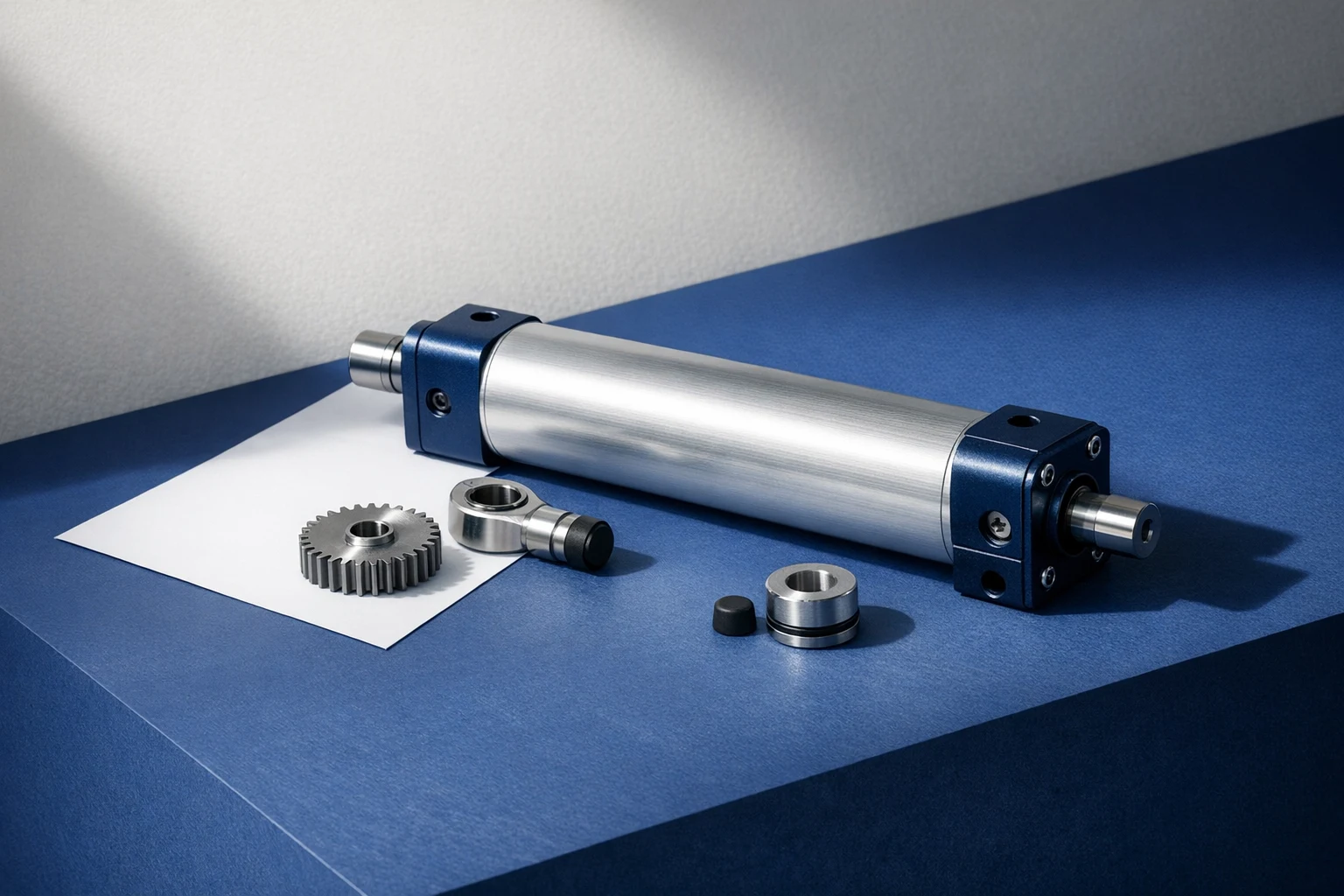 Precision actuator and components shown in the illustrative Northline storefront